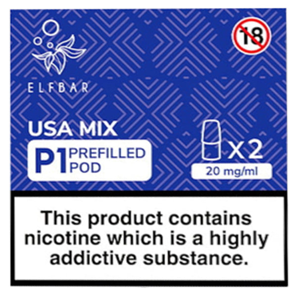 Elf Mate P1 Pre-filled Pod - USA Mix