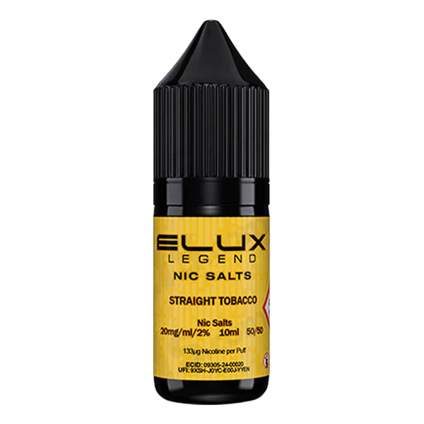 ELUX Nic Salts - Straight Tobacco