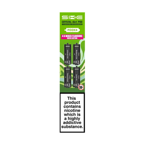 SKE Crystal 4in1 Prefilled Pods - Green Edition