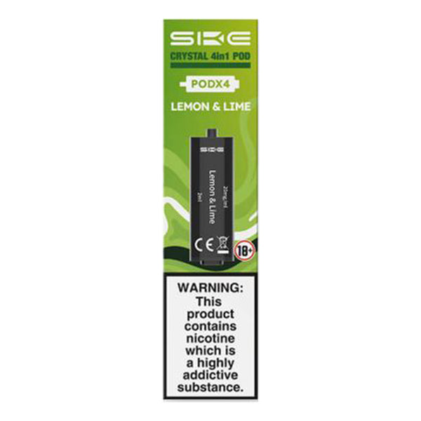SKE Crystal 4in1 Prefilled Pods - Lemon Lime