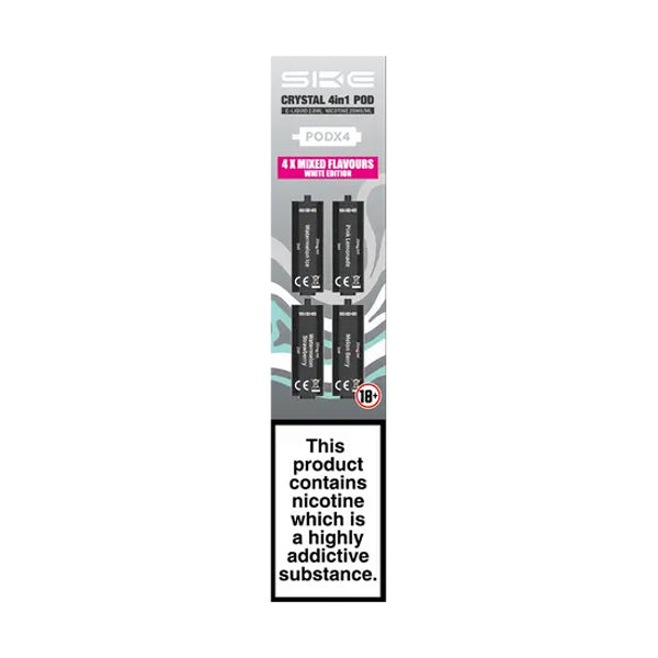 SKE Crystal 4in1 Prefilled Pods - White Edition