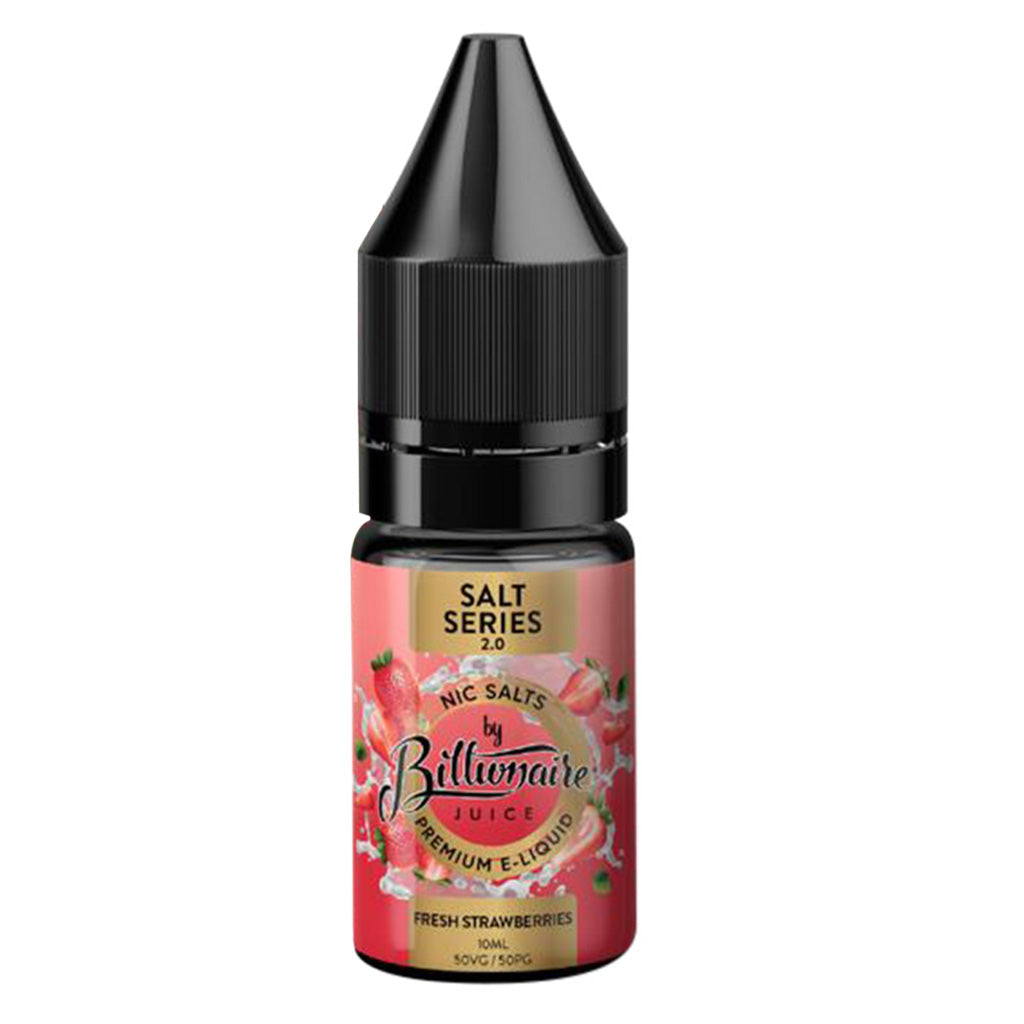 Billionaire Juice Nic Salts - Fresh Strawberries E Liquid-Fogfathers