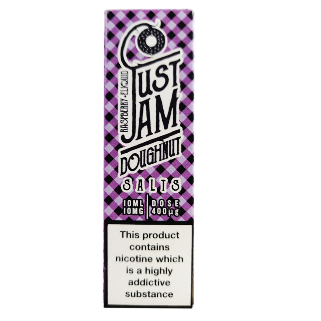 Just Jam Nic Salts - Raspberry Doughnut E Liquid-Fogfathers