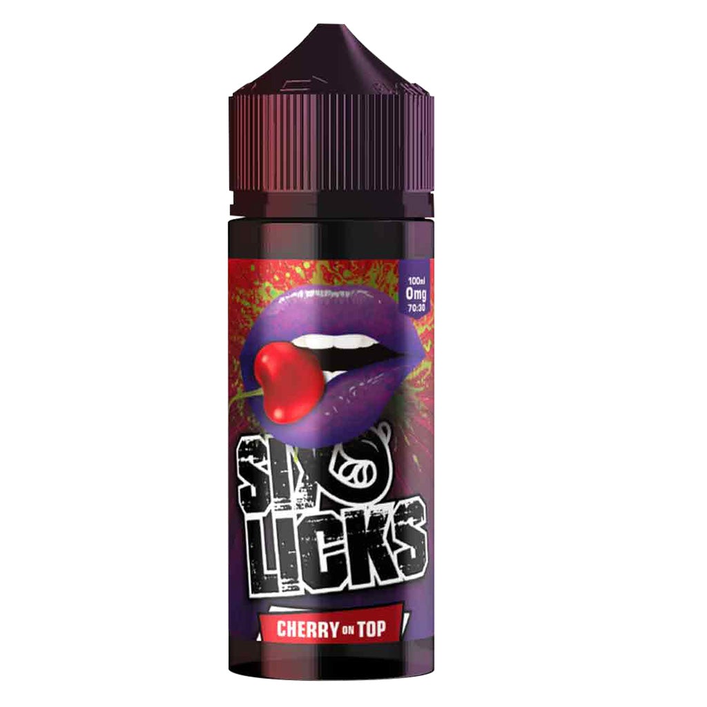 Six Licks - Cherry On Top E Liquid-Fogfathers