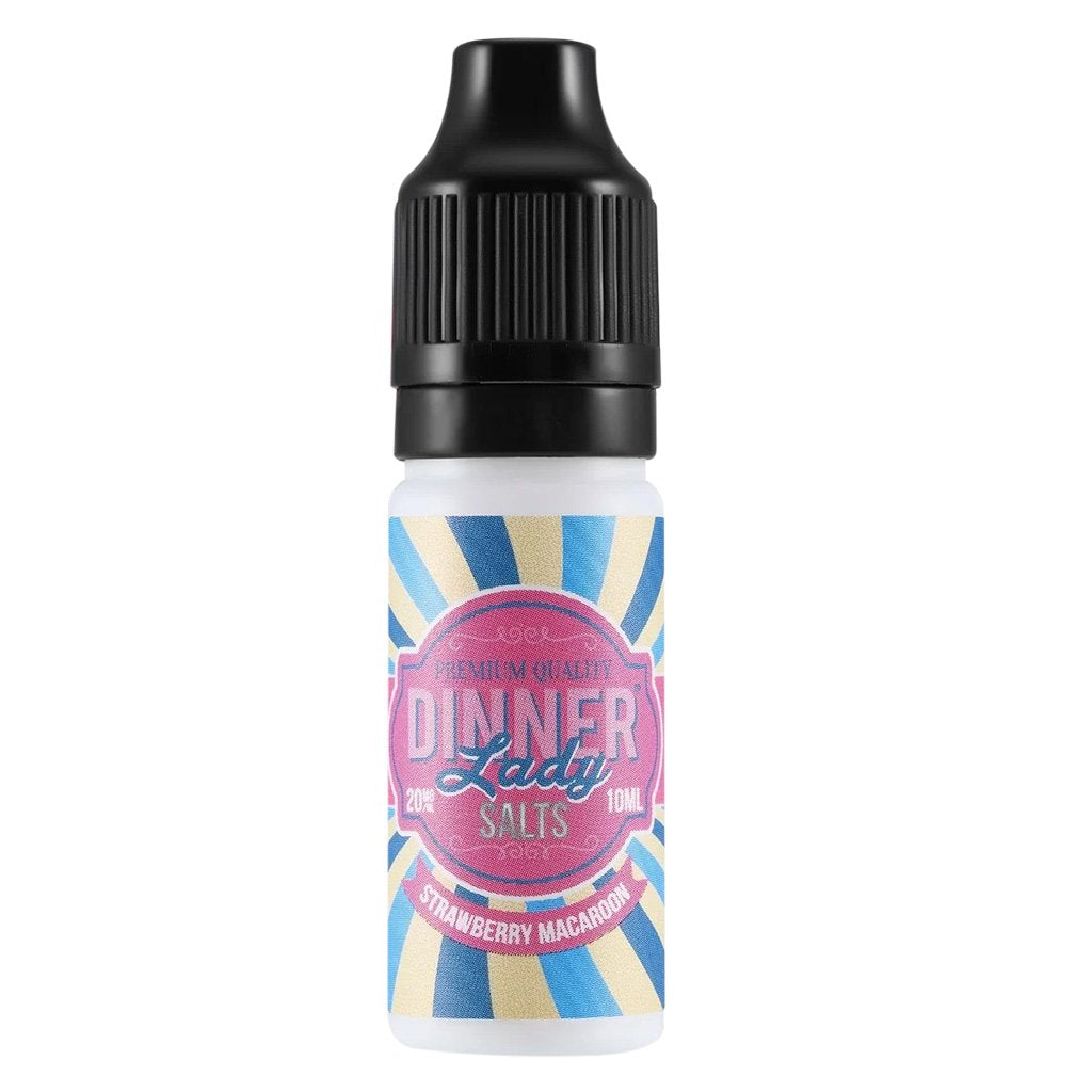 Dinner Lady Nic Salts - Strawberry Macaroon E Liquid-Fogfathers