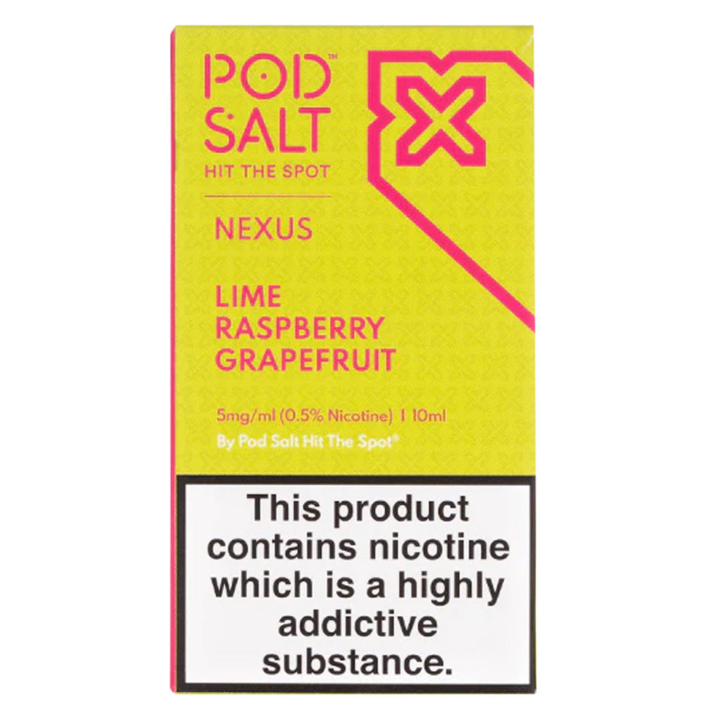 Pod Salt Nexus - Lime Raspberry Grapefruit E Liquid-Fogfathers