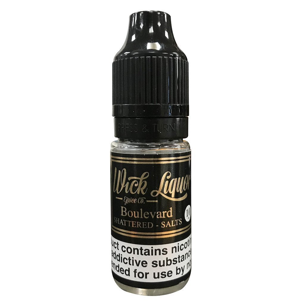 Wick Liquor - Boulevard Shattered Salts E Liquid-Fogfathers