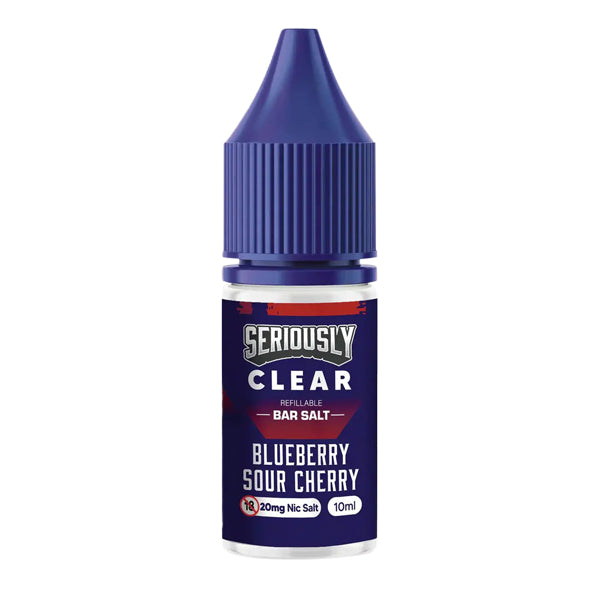 Seriously Clear Nic Salt- Blueberry Sour Cherry