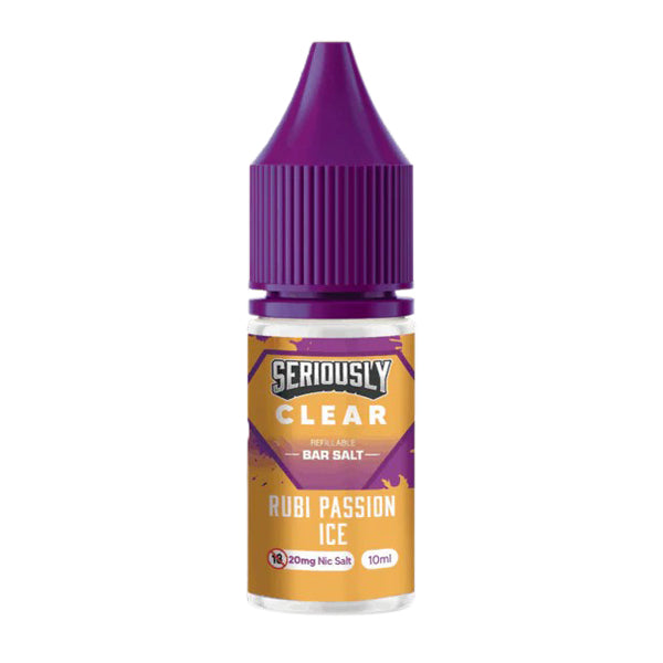 Seriously Clear Nic Salt- Rubi Passion Ice | Nic Salt From 3