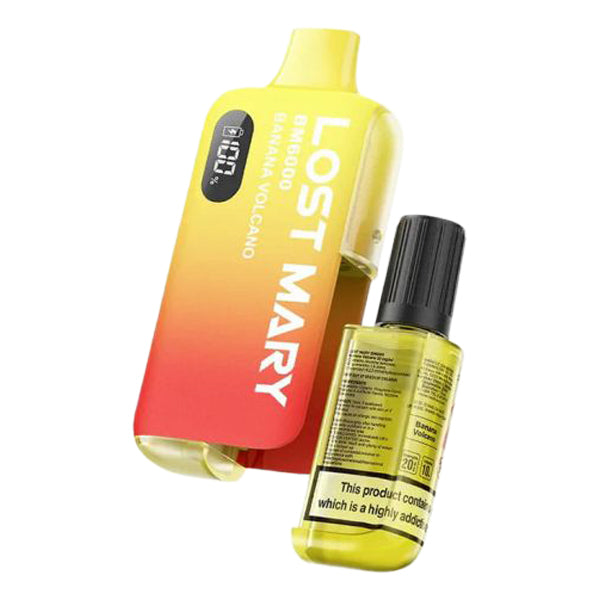 Lost Mary BM6000 Disposable Vape Kit - Banana Volcano-Fogfathers