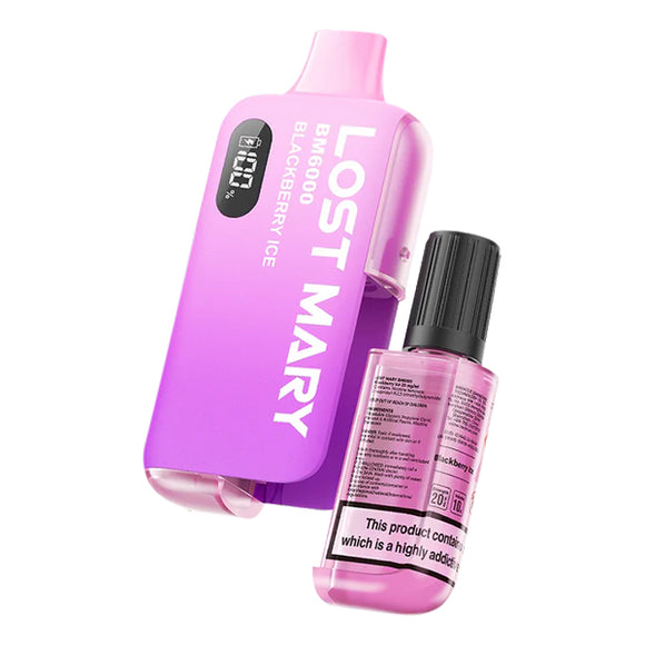 Lost Mary BM6000 Disposable Vape Kit - Blackberry Ice-Fogfathers