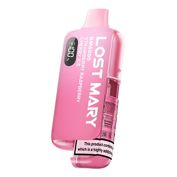 Lost Mary BM6000 Disposable Vape Kit - Strawberry Raspberry Cherry Ice