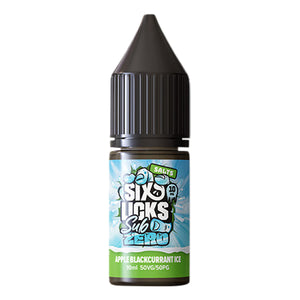 Six Licks Sub Zero Nic Salts  - Blackcurrant Apple Ice