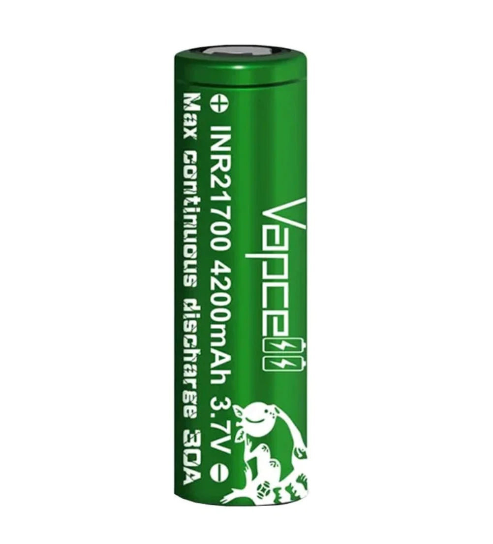 VapCell 21700 4200mAh 30A Rechargeable Battery