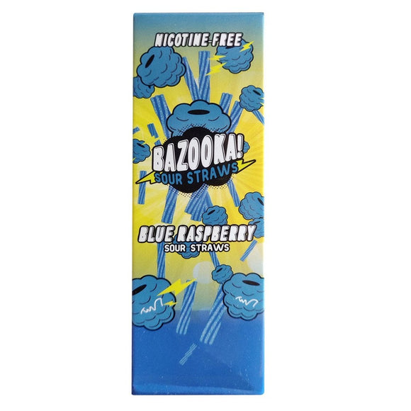 Bazooka Sour Straws - Blue Raspberry E Liquid-Fogfathers