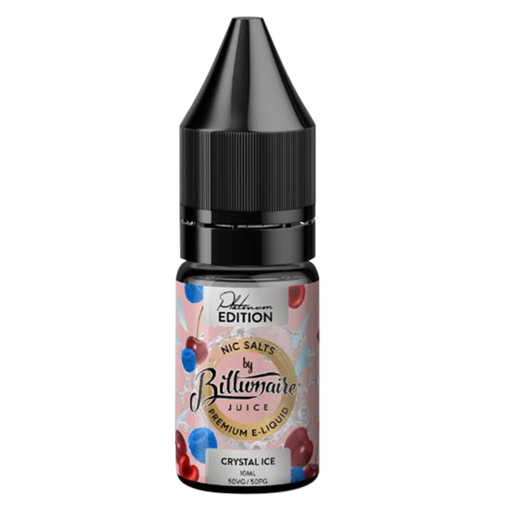 Billionaire Juice Nic Salts - Crystal Ice E Liquid-Fogfathers