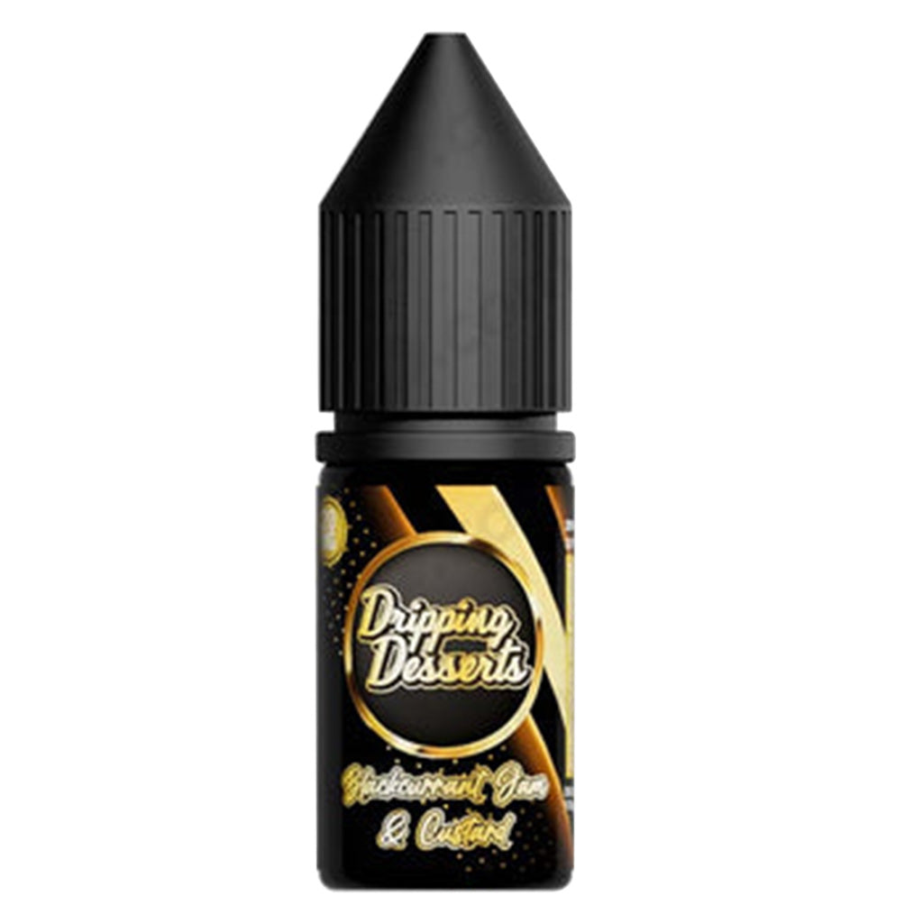 Dripping Desserts Nic Salts - Blackcurrant Jam Custard E Liquid-Fogfathers