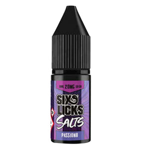 Six Licks Nic Salts - Passion8 E Liquid-Fogfathers