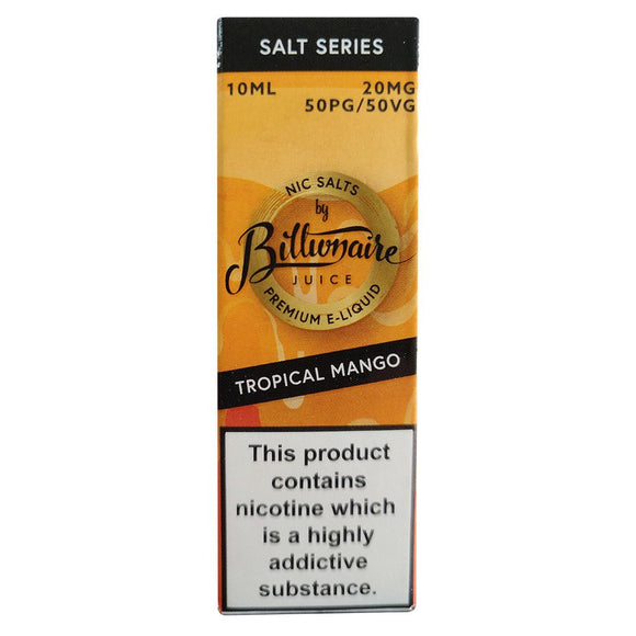 Billionaire Juice Nic Salts - Tropical Mango E Liquid-Fogfathers