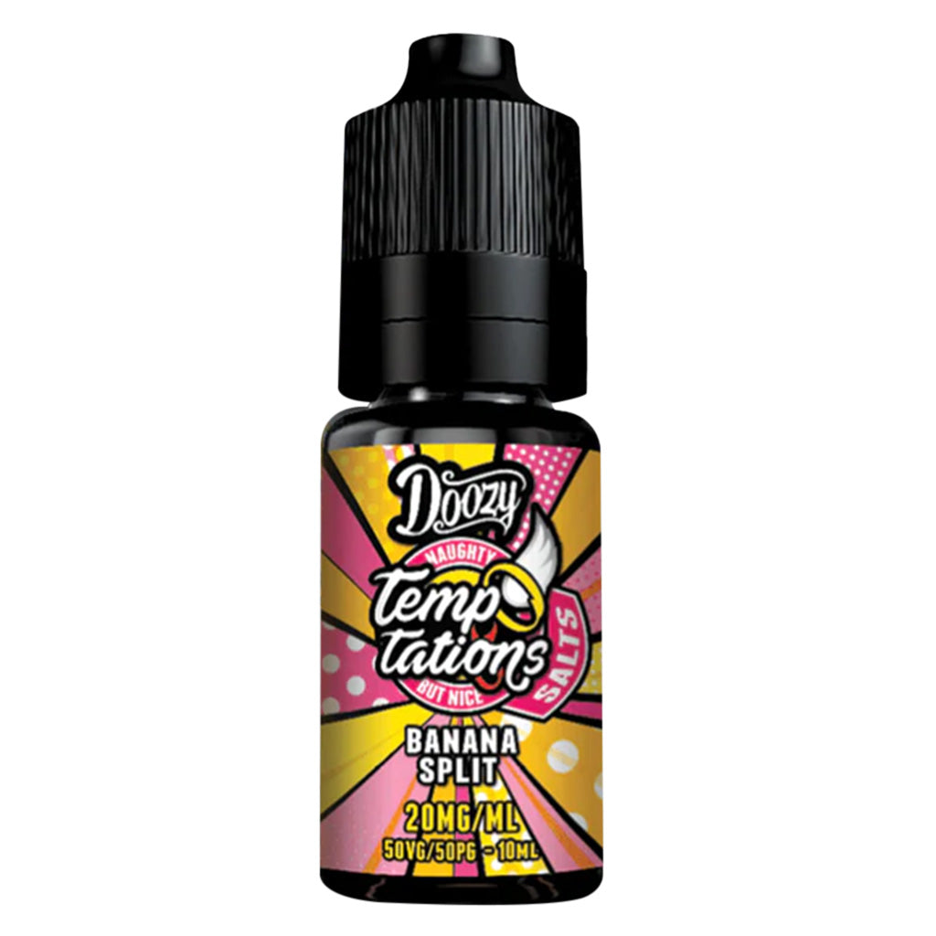 Doozy Temptations Nic Salts - Banana Split E Liquid-Fogfathers