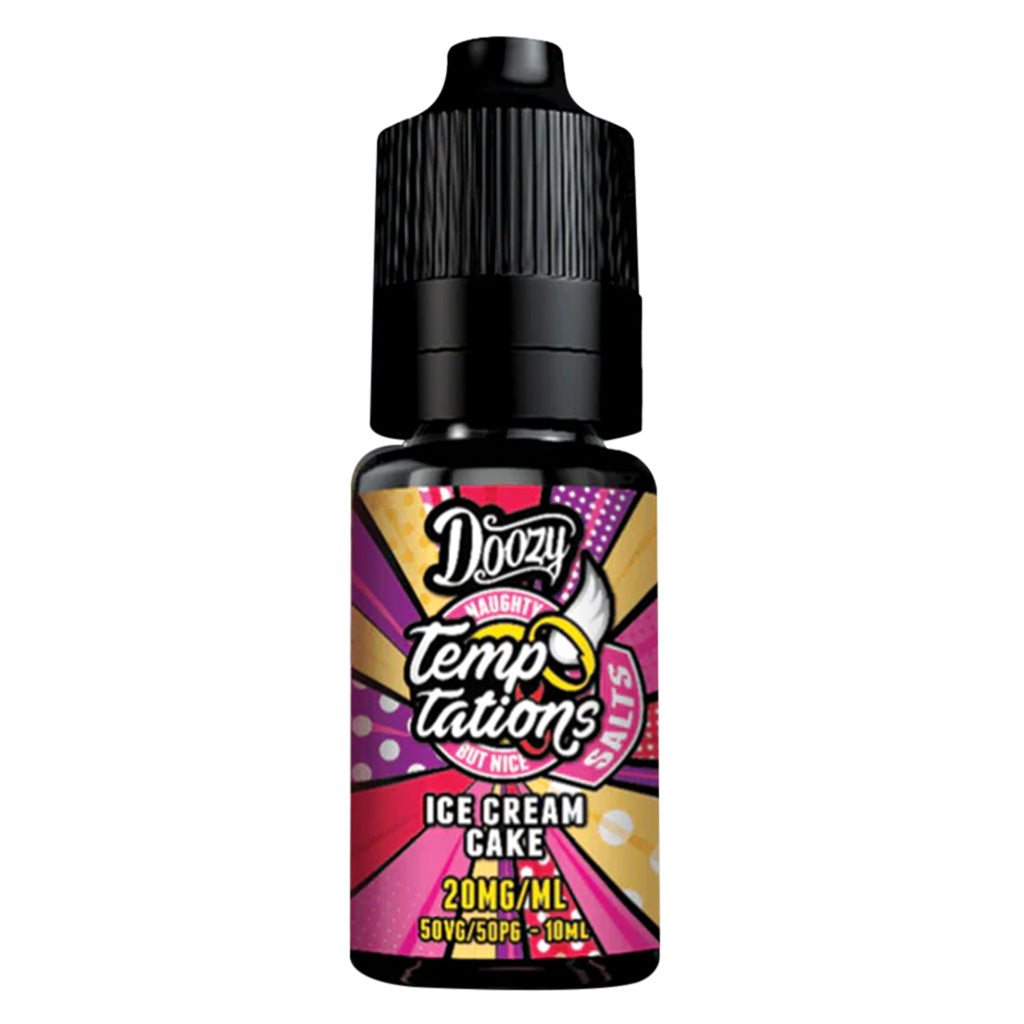 Doozy Temptations Nic Salts - Ice Cream Cake E Liquid-Fogfathers