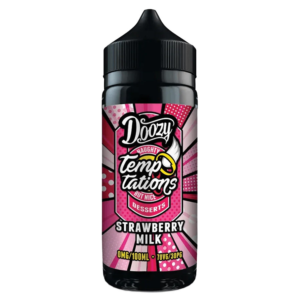 Doozy Temptations - Strawberry Milk E Liquid-Fogfathers