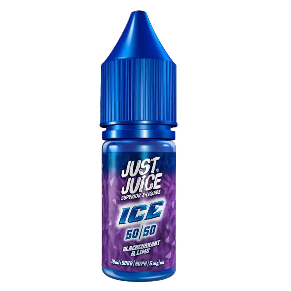 Just Juice Nic Salts - Blackcurrant & Lime Ice E Liquid-Fogfathers