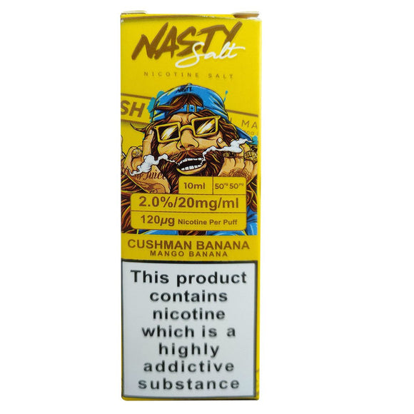 Nasty Juice Nic Salts - Cushman Banana E Liquid-Fogfathers