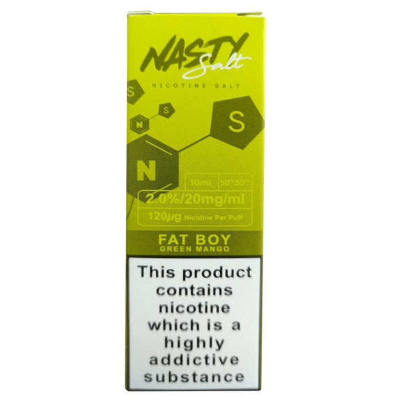 Nasty Juice Nic Salts - Green Ape E Liquid-Fogfathers