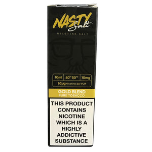 Nasty Juice Tobacco Series Nic Salts - Gold Blend E Liquid-Fogfathers
