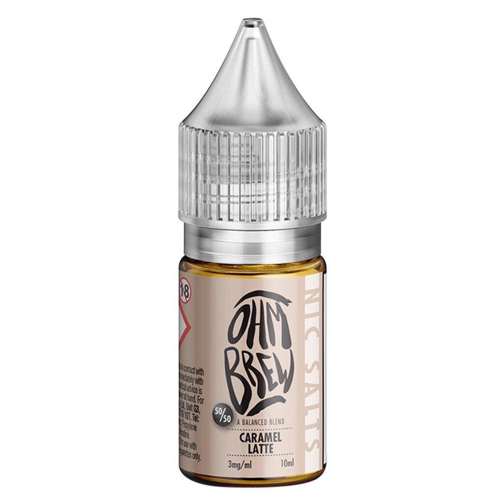 Ohm Brew - Caramel Latte E Liquid-Fogfathers