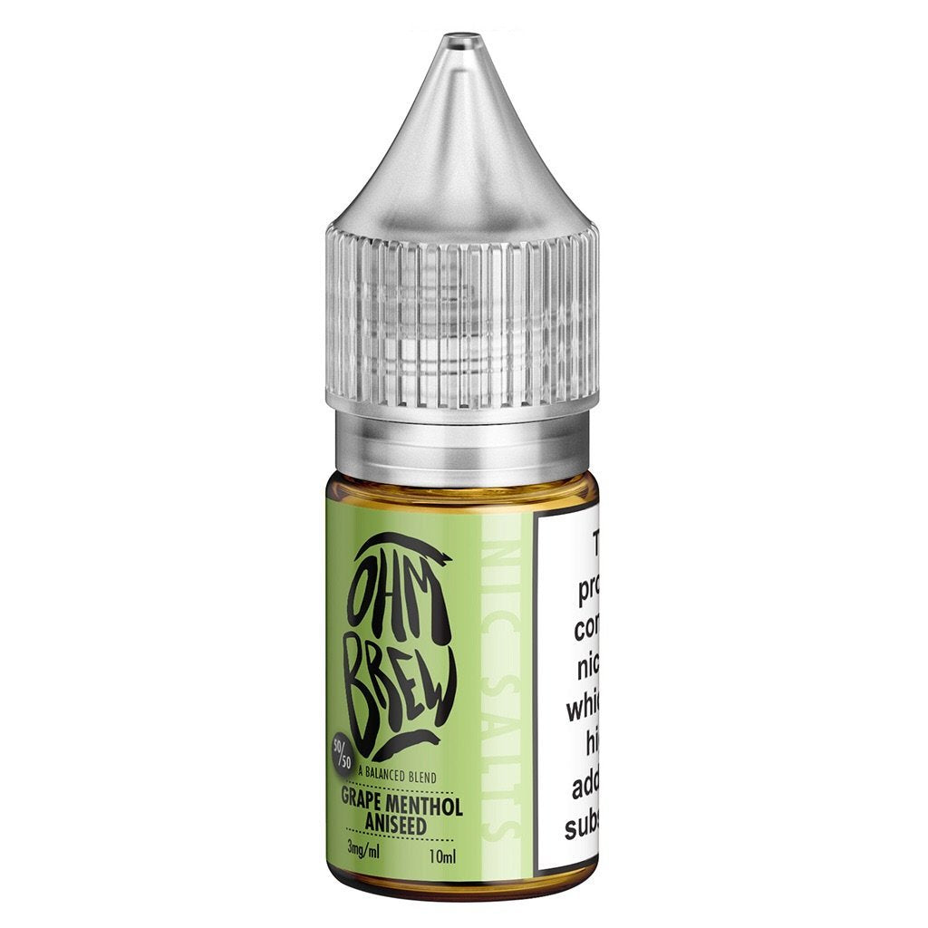 Ohm Brew - Grape Menthol Aniseed E Liquid-Fogfathers