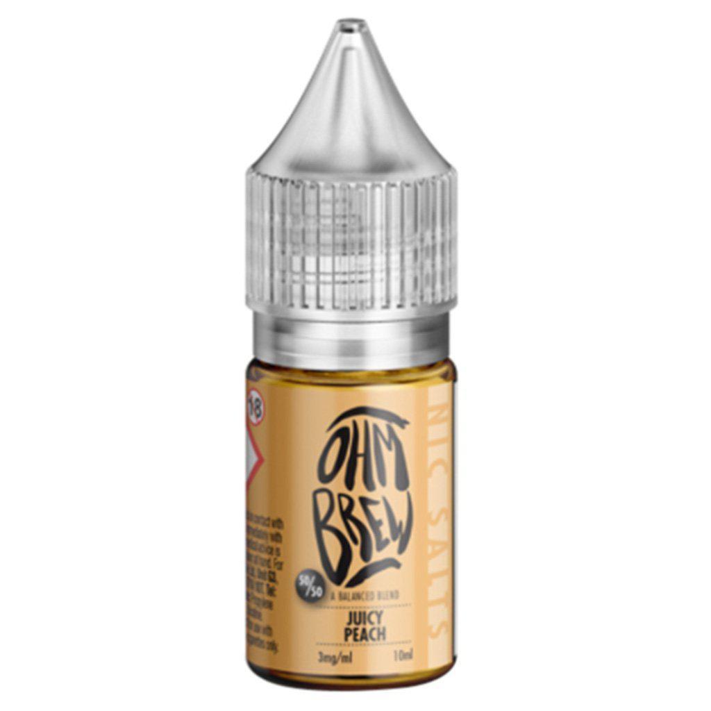 Ohm Brew - Juicy Peach E Liquid-Fogfathers