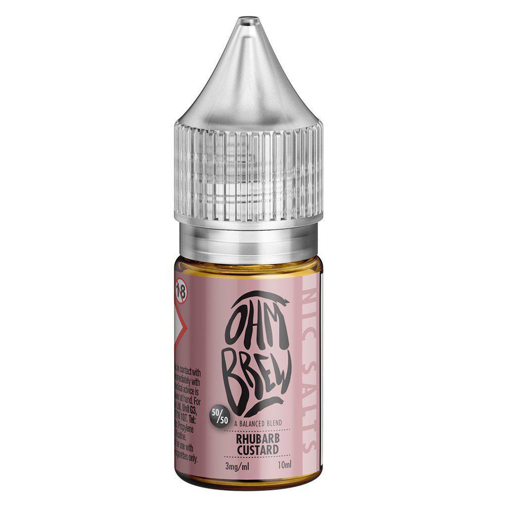 Ohm Brew - Rhubarb Custard E Liquid-Fogfathers