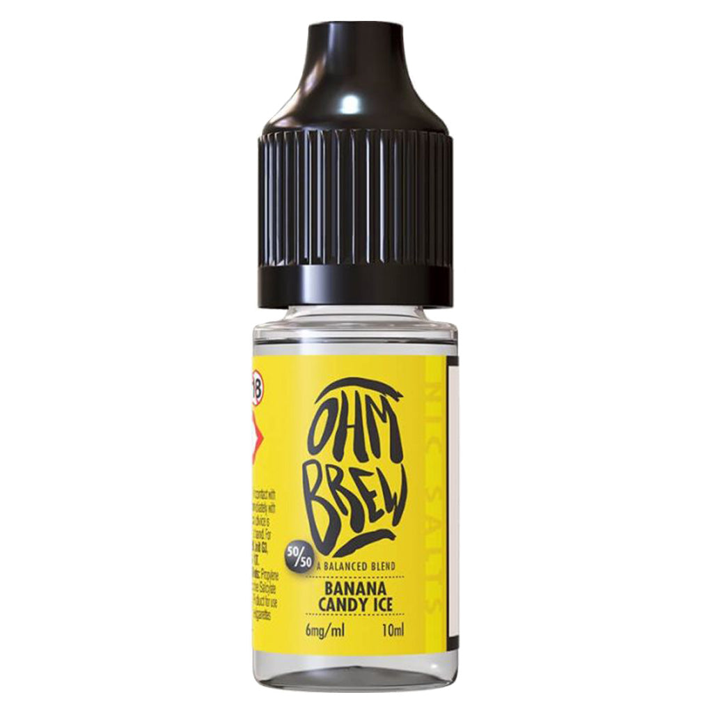 Ohm Brew - Banana Candy Ice E Liquid-Fogfathers