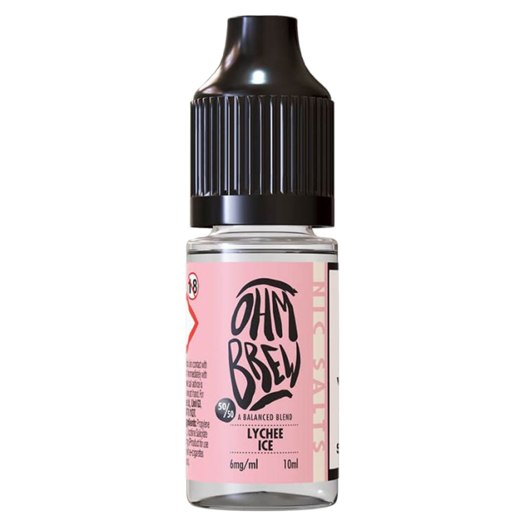 Ohm Brew - Lychee Ice E Liquid-Fogfathers