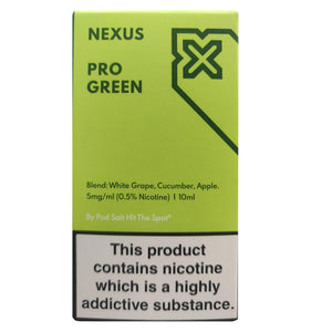 Pod Salt Nexus - Pro Green E Liquid-Fogfathers