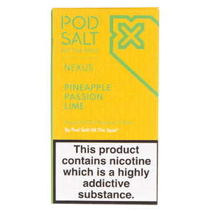 Pod Salt Nexus - Pineapple Passion Lime E Liquid-Fogfathers