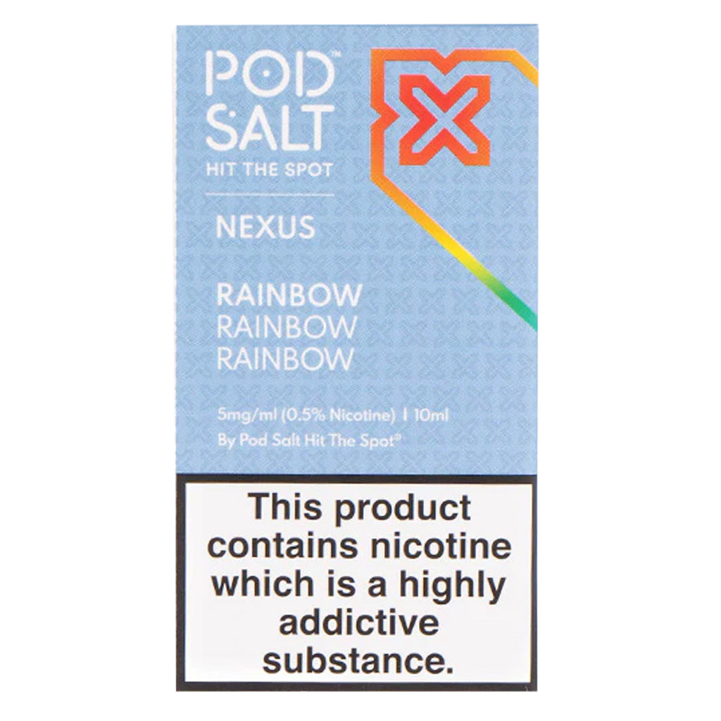 Pod Salt Nexus - Rainbow Rainbow Rainbow E Liquid-Fogfathers