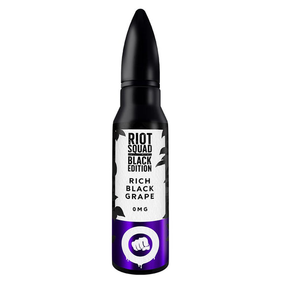 Riot Squad - Black Edition Rich Black Grape E Liquid-Fogfathers