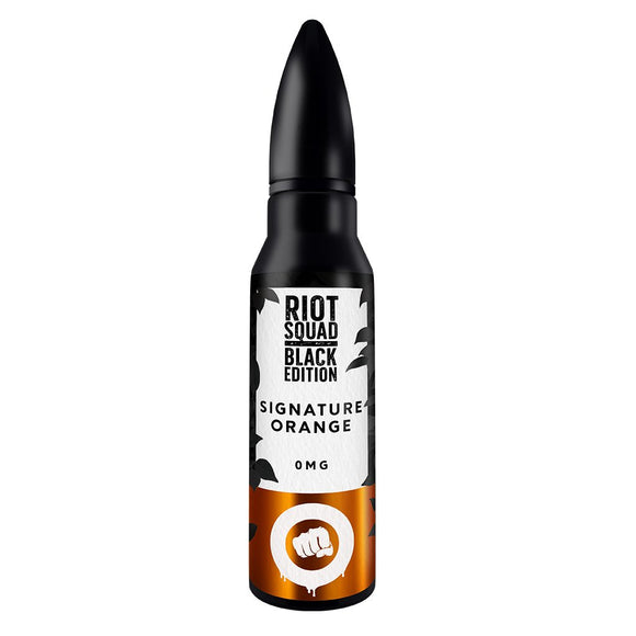 Riot Squad - Black Edition Signature Orange E Liquid-Fogfathers