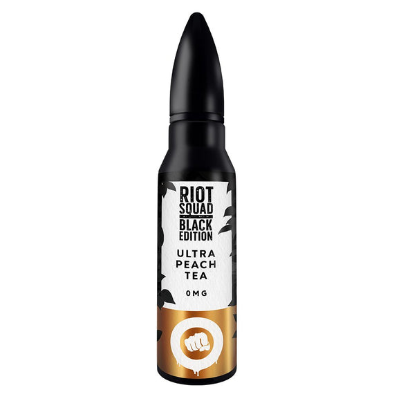 Riot Squad - Black Edition Ultra Peach Tea E Liquid-Fogfathers