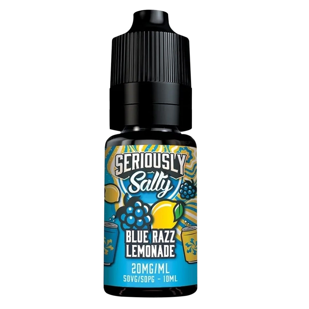 Seriously Soda Nic Salts - Blue Razz Lemonade E Liquid-Fogfathers