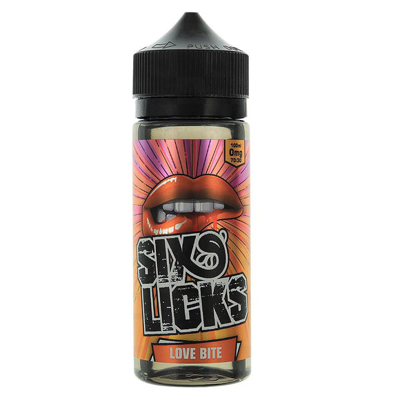 Six Licks - Love Bite E Liquid-Fogfathers
