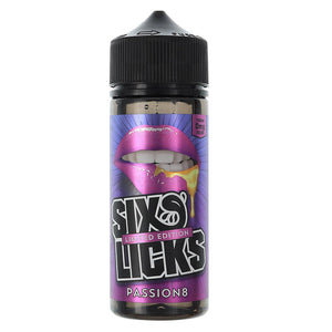 Six Licks - Passion8 E Liquid-Fogfathers