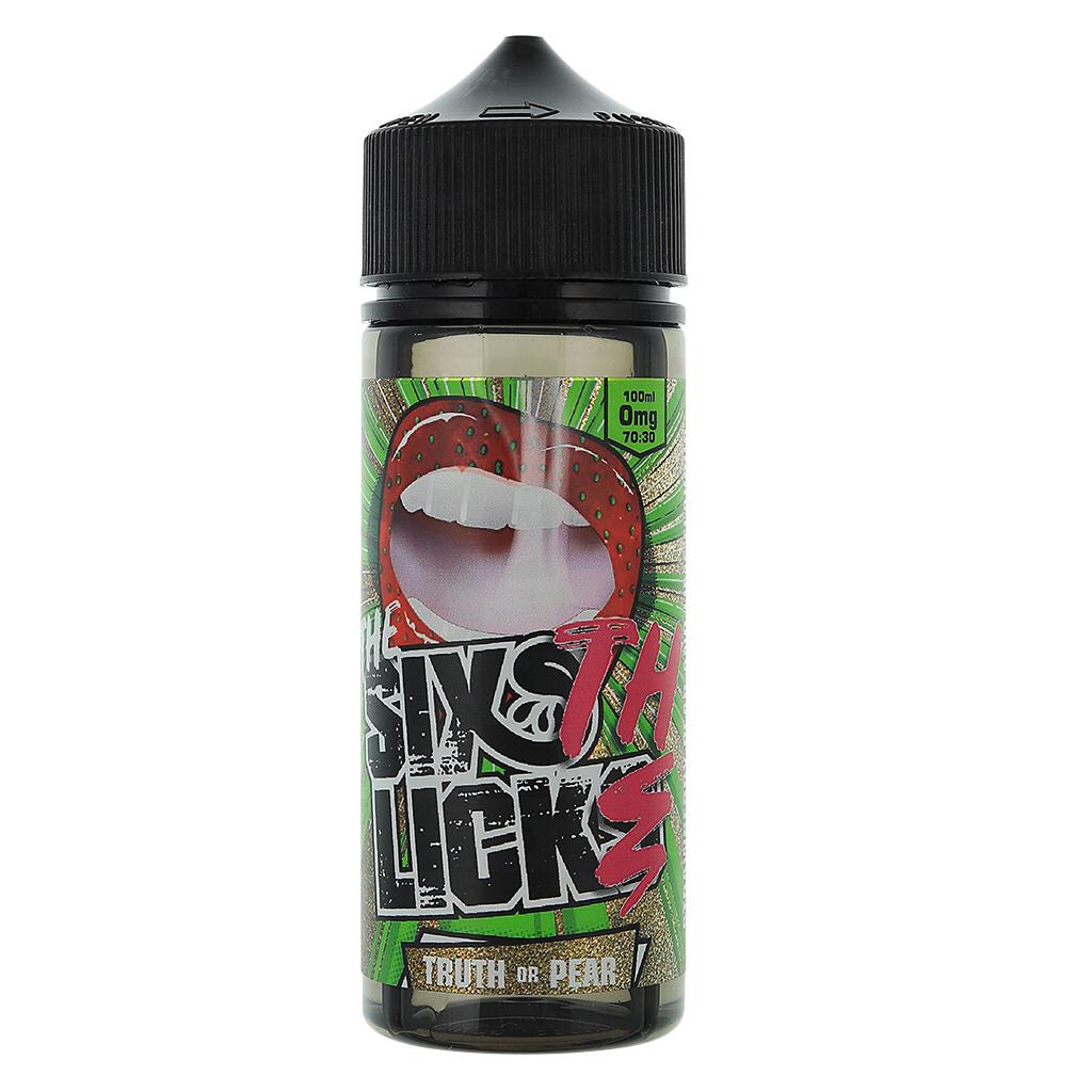 Six Licks - Truth or Pear E Liquid-Fogfathers