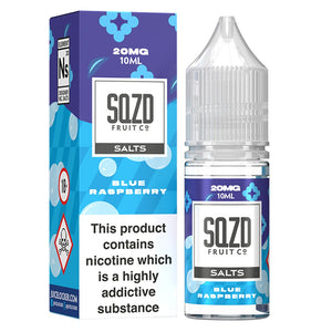 SQZD - Blue Raspberry Nic Salts E Liquid-Fogfathers