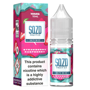 SQZD - Strawberry Raspberry Nic Salts E Liquid-Fogfathers