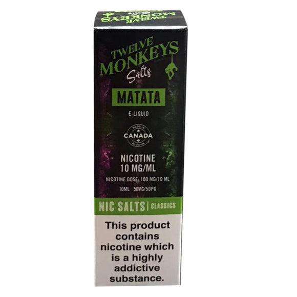 Twelve Monkeys Nic Salts - Matata E Liquid-Fogfathers