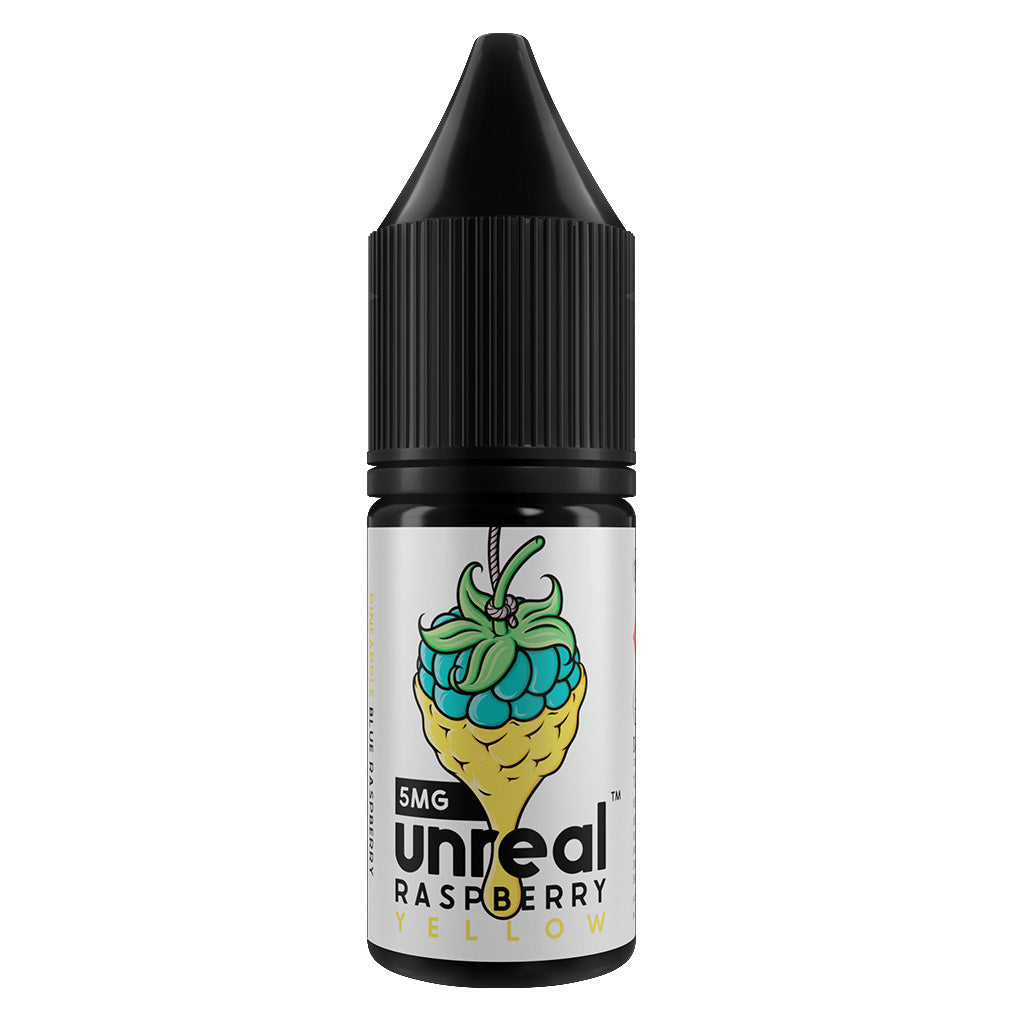 Unreal Raspberry Nic Salts - Yellow E Liquid-Fogfathers